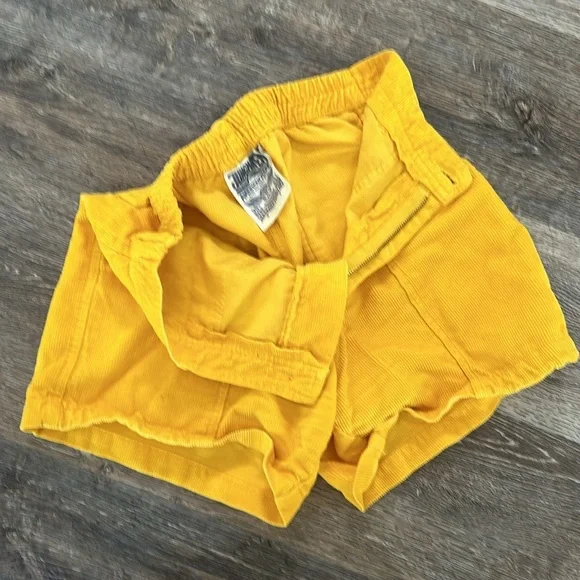 Jungmaven Cabuya Corduroy Yellow Shorts - Picture 2 of 4